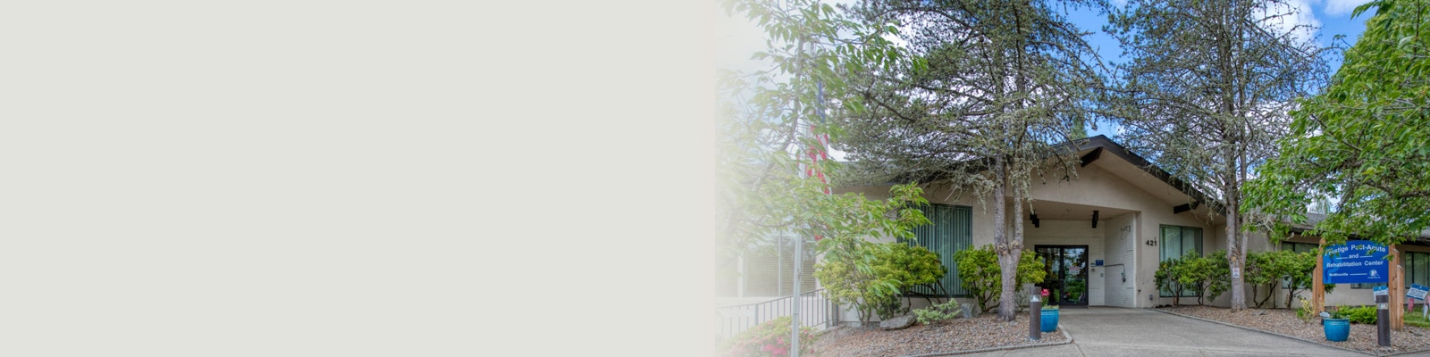 Entrance to Evan Terrace Post Acute